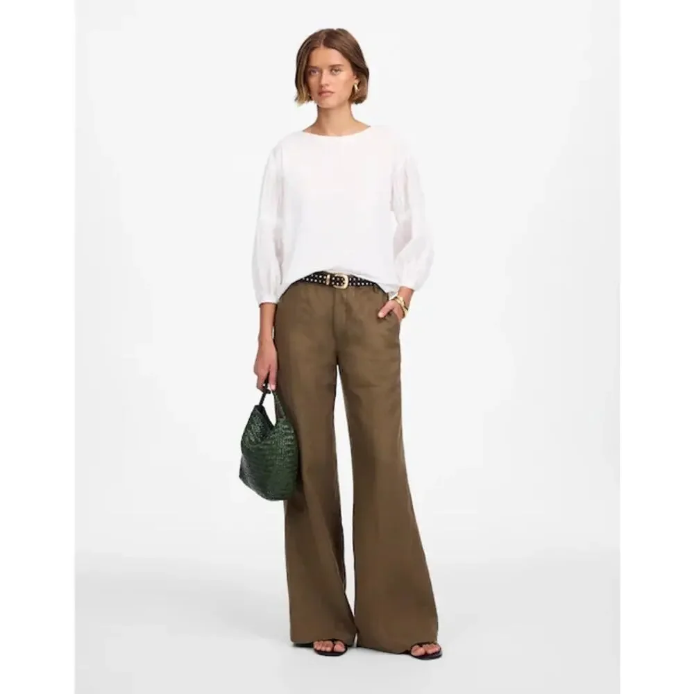 NWT Madewell Puff-Sleeve Drop-Shoulder Knit Top Size XS